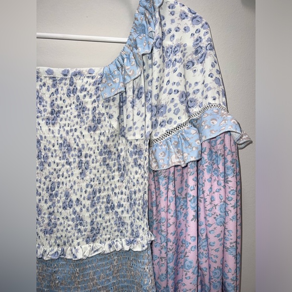 *sold*Yvonne & Love Boho Ruffled Tiered Mini Dress - Picture 11 of 11